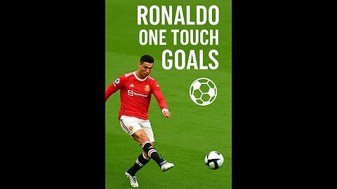 Cristiano Ronaldo One Touch Goals ⚽ Pure Finishing Perfection