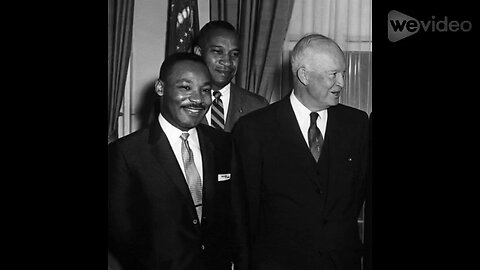 Dwight Eisenhower and Martin Luther King, in the Oval Office