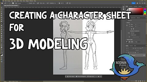 Creating a Character Sheet for 3D Modeling