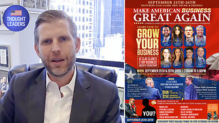Eric Trump | "At Some Point You Need to Reprioritize True Skills & Skills That You Can Monetize." Join Eric Trump At Clay Clark's Sept. 25-26 Business Conference In Tulsa, OK + Request Tickets At ThrivetimeShow.com