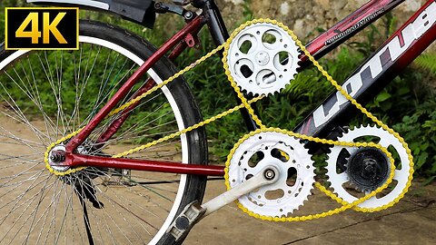 Amazing idea! How to make a bicycle that runs at lightning speed #2 HTN