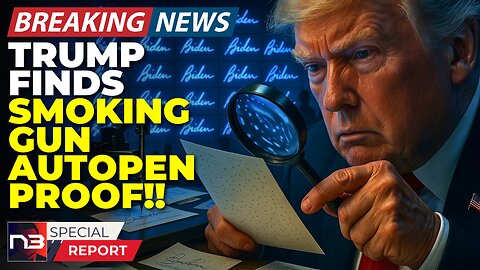 🚨BREAKING: Trump Catches Biden's Autopen Red-Handed - The Proof Will Make Your Jaw Drop