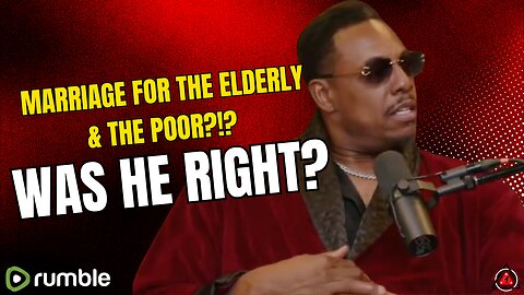 NBA Hall Of Famer PAUL PIERCE Says Marriage For Poor & Old Folks - Was He RIGHT?!?
