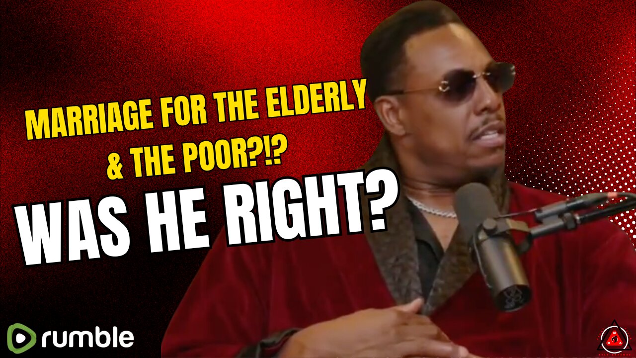 NBA Hall Of Famer PAUL PIERCE Says Marriage For Poor & Old Folks - Was He RIGHT?!?