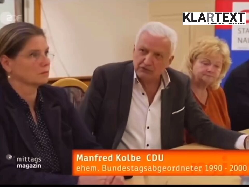 Klartext eines CDU-Abgeordneten aD