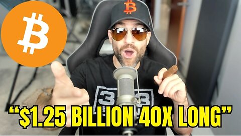 “Crypto Trader Goes ALL-IN On $1.25 Billion Bitcoin 40x Long”