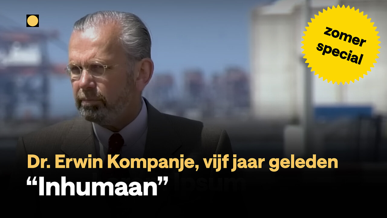 Klinisch ethicus dr. Erwin Kompanje, vijf jaar geleden