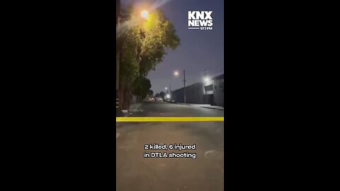 Downtown Los Angeles Shooting Leaves 2 Dead & 6 Injured | Breaking News