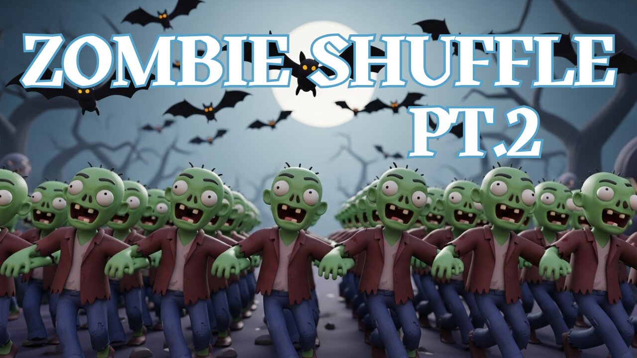 Zombie Shuffle Pt.2 | Funny Halloween Dance Song for Kids