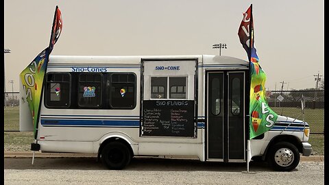 Spacious - 21' Ford E350 Shaved Ice Truck | Snowball Truck for Sale in Texas!