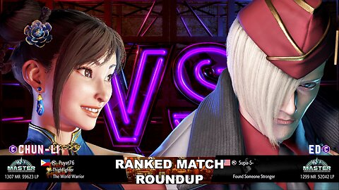 Kuya Kalbo SF6 Ranked Roundup. Chun Li Master Rank [Hori Fight Stick]