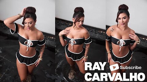 🔍 Behind the Scenes: RAY's Brazilian Charm in Girlmerry Swimwear Shoot#fashion #girlmerry