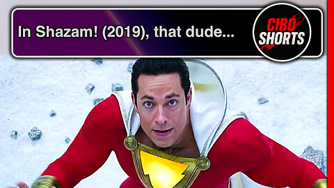 In Shazam! (2019), that dude catching the bus doesn’t make sense