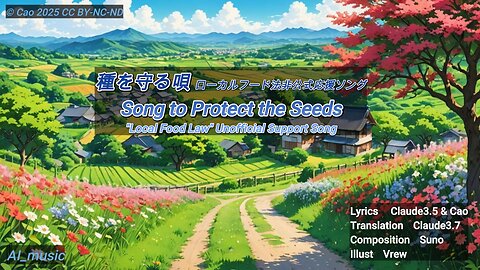 種を守る唄 - ローカルフード法非公式応援ソング