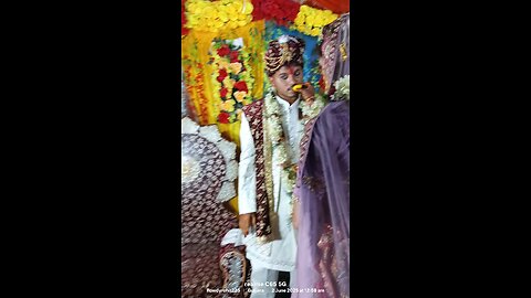 Wedding enjoy night enjoy Jaimala