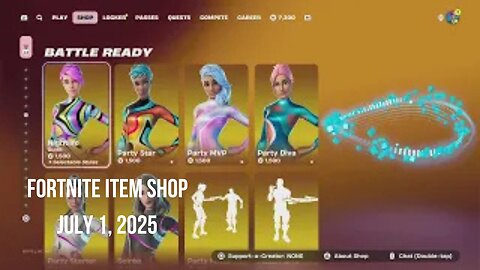 Fortnite Item Shop|July 1, 2025
