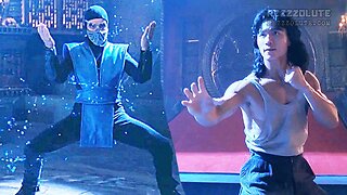 ❄️🗡️ Liu Kang vs Kitana & Sub-Zero | Mortal Kombat (1995) – Tournament Clash