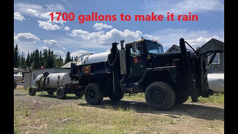 Thor the Water Truck Making it Rain Through the New Fire Sprinklers July 16 2025