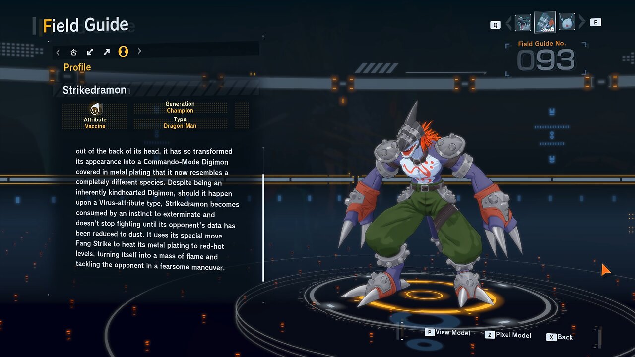 strikedramon all digivolution/de-digivolution/profile Digimon Story Time Stranger