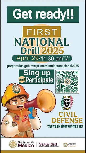 🇲🇽 Mexico’s National Earthquake Drill 2025: What to Expect on April 29 (Official Guidelines)📣