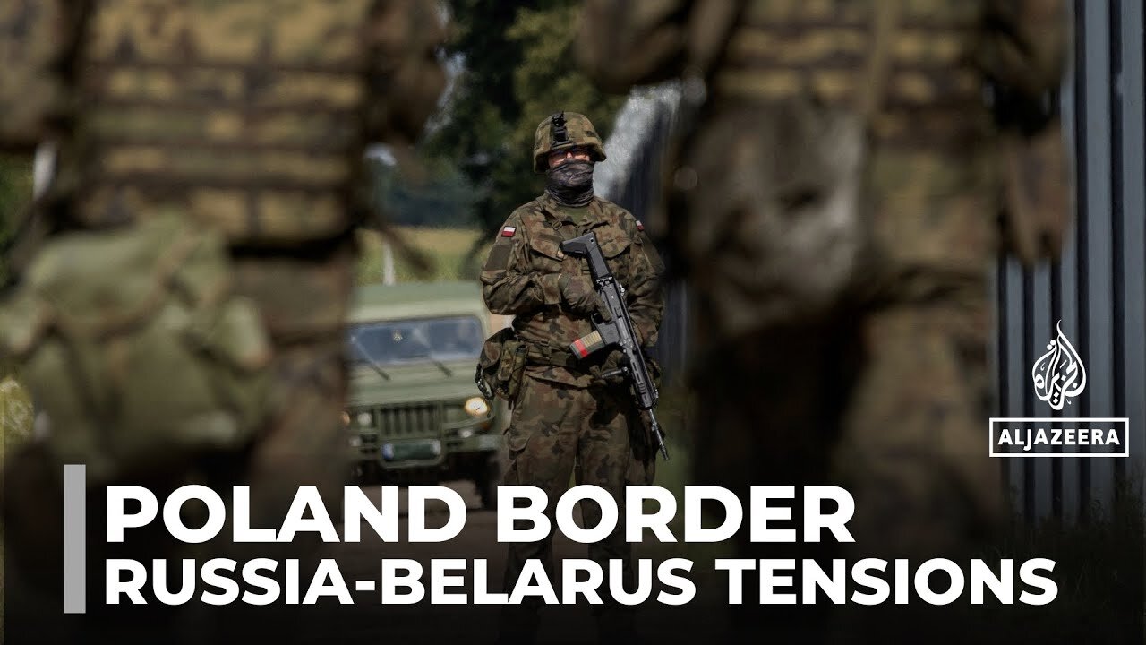 Poland shuts border as Russia and Belarus launch joint military drills