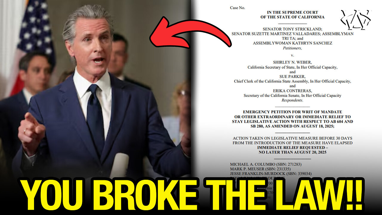 Republicans SUE to STOP California Redistricting Scam!!