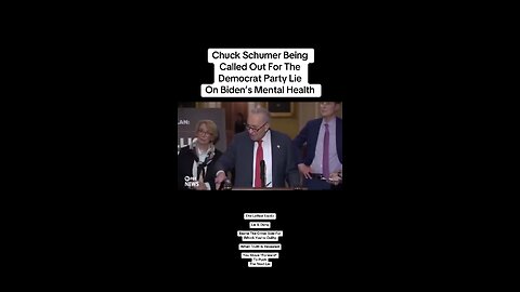 Chuck Schumer gets called out for defending Biden’s cognitive decline