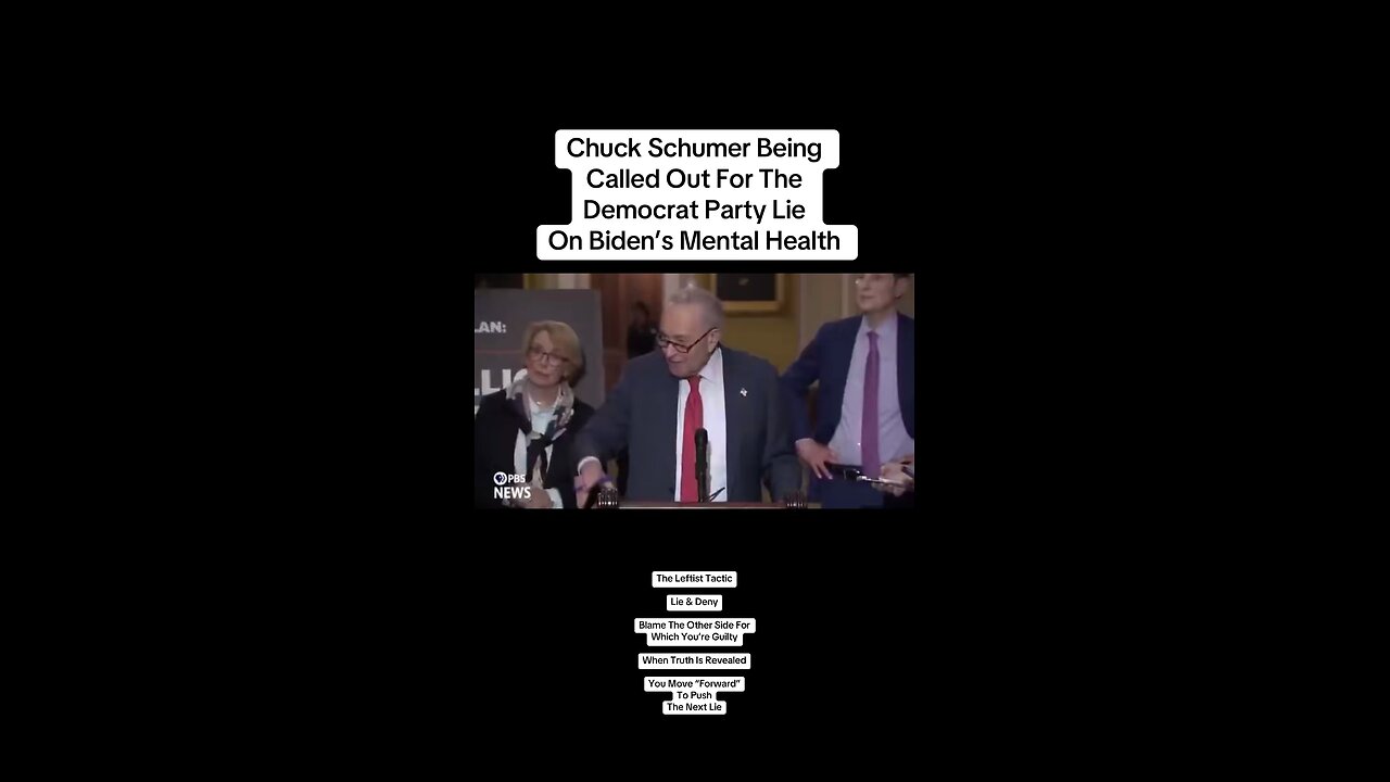 Chuck Schumer gets called out for defending Biden’s cognitive decline