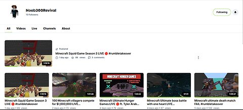 Joining 100 Rumble Live Streams 🔴 Recruiting members to join the Noob Army #rumbletakeover