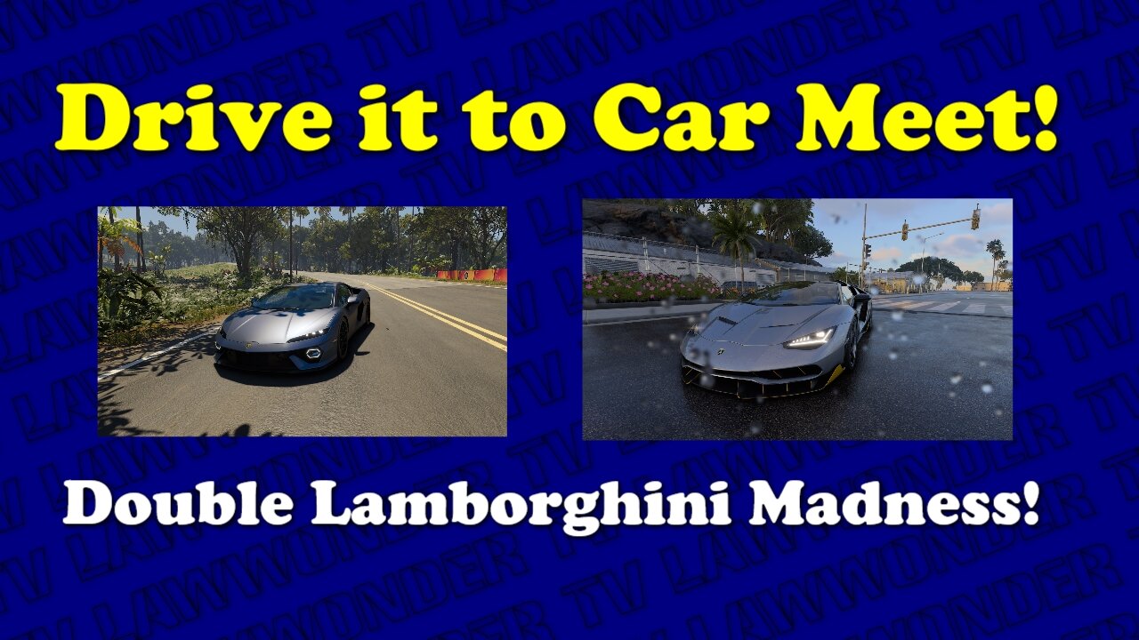 Drive it to Car Meet! Double Lamborghini Madness!