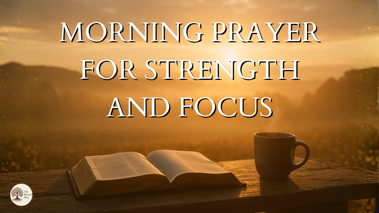 Morning Prayer for Strength and Focus