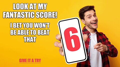Who can beat his score?