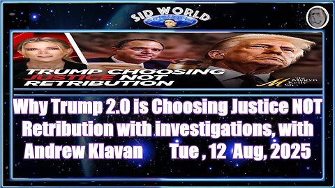 Why Trump 2.0 is Choosing Justice NOT Retribution with investigations, with Andrew Klavan