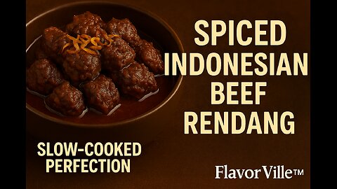 FlavorVille™ Spiced Indonesian Beef Rendang | Slow-Cooked Perfection