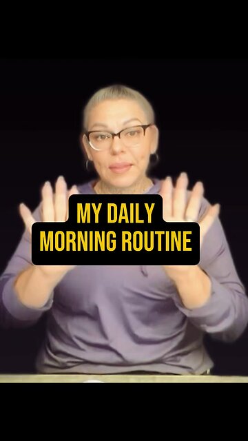My Morning Daily Routine! 😍 #signlanguage #talk #asl #knowledge