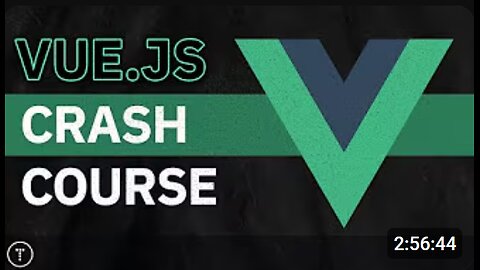 🔥 Vue.js Crash Course – Learn Vue in 3 Hours! (Components, Directives, Events & More)