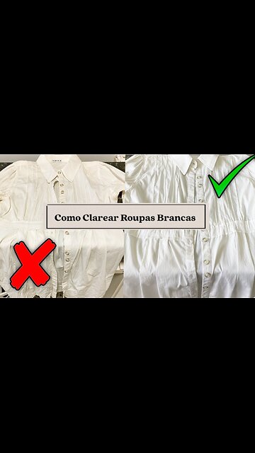 🧼🪄Como Tirar o Amarelado das Roupas Brancas com Água Oxigenada