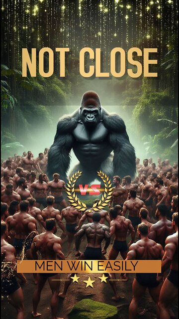 100 MEN VS 1 GORILLA