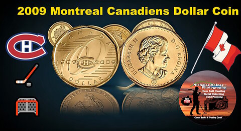 2009 Canada 🍁Montreal Canadiens Dollar Coin 🏒🔥