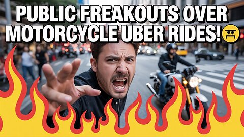 Motorcycle Uber Prank – People Weren’t Ready for This! 😱🛵