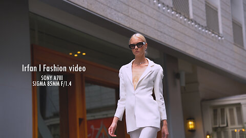 Cinematic Fashion Video | Shot on Sony A7III + Sigma 85mm f/1.4 | Model Walk in Style