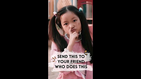 Send This To Your Friend Who Does This 🤣 | Funny Kids Scene #funny #cdramas #funnykids #comedy