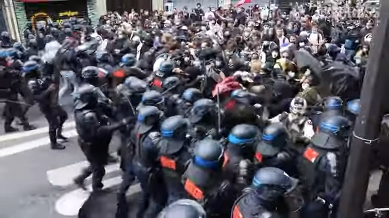 FURIOUS riots erupt across Paris in day of anti-government rage