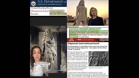 GILGAMESH, HILLARY & THE NEPHILIM - THE REAL REASON FOR THE IRAQ INVASION