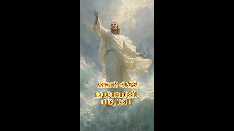 Peace & Calm | John 14:27 + Mark 4:39 #BibleShorts #Peace #Faith #Jesus #dailybibleinspiration