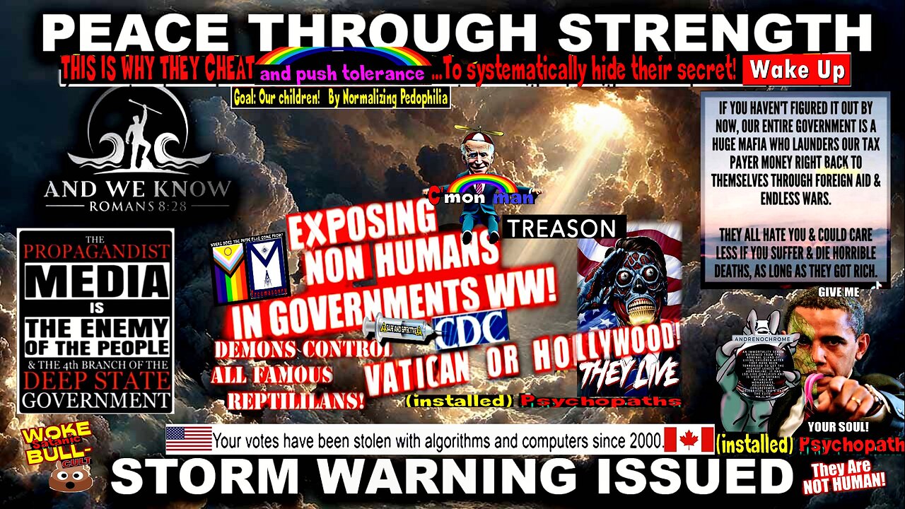 8.19.25: PEACE through STRENGTH, Storm warning issued, Stolen Election COMMS, CHILDREN, Pray!