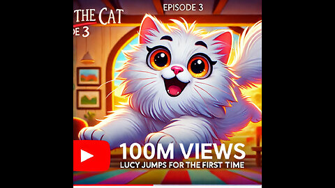 LUCY THE CAT - EPISODE 3 | LUCY JUMPS FOR THE FIRST TIME 4K