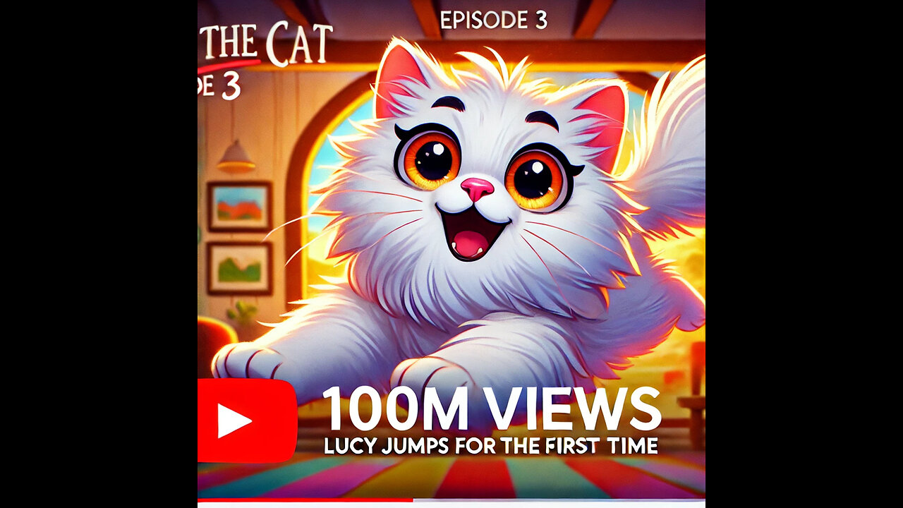LUCY THE CAT - EPISODE 3 | LUCY JUMPS FOR THE FIRST TIME 4K