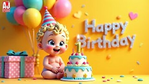 Happy Birthday Song 🎉 | Fun Celebration Song for Kids😊