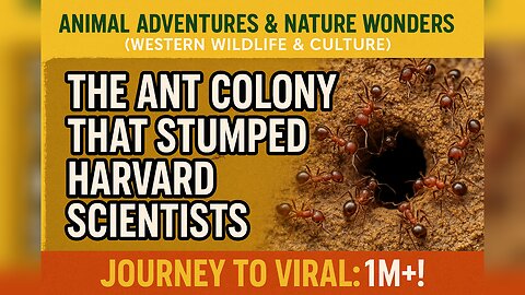 The Ant Colony That Stumped Harvard Scientists(Rumble Exclusive)